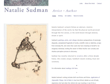 Tablet Screenshot of nataliesudman.com